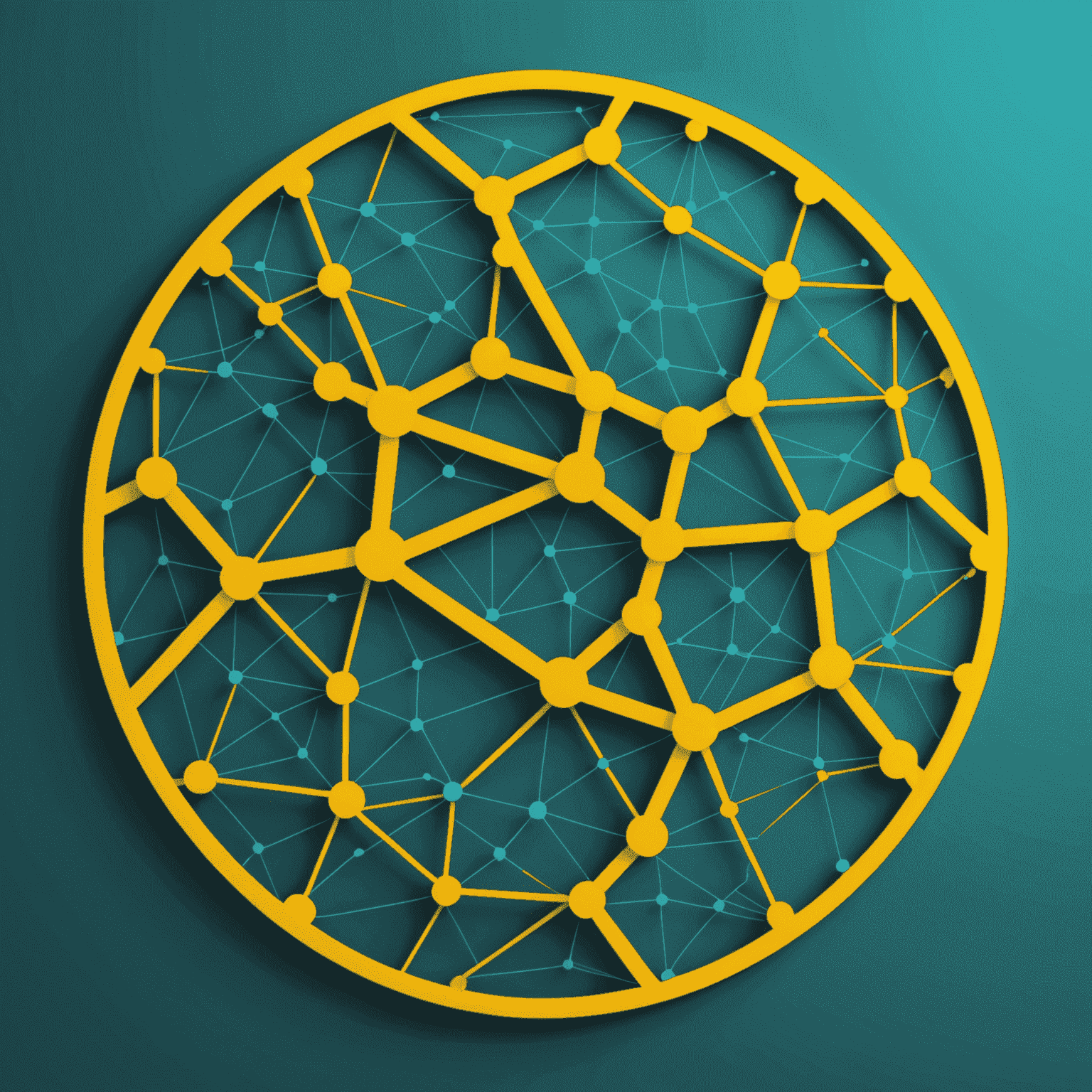 NexusPlan SA logo featuring a stylized nexus of connections in teal and yellow, symbolizing smart financial connections